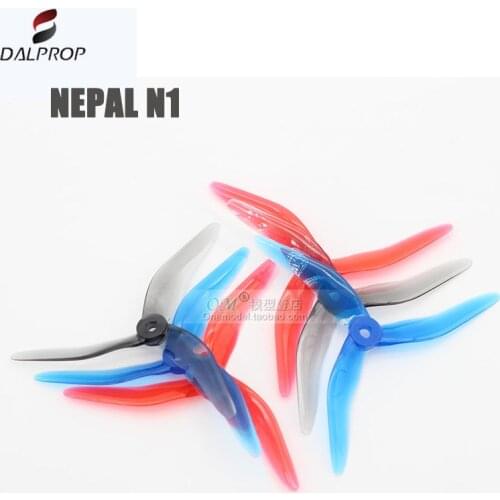 M./- 2/6/12pairs Original DALPROP NEPAL N1 Freestyle Sweepback Prop No Prop Wash propeller three-bladed For Racing Drone