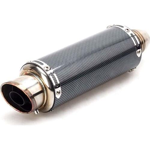 Modified Motorcycle Exhaust Universal Muffler Carbon Z900 FZ09 NINJIA250 ZX6R CBR300R CBR150 CB190F R25 MT03 ER6N with DB killer