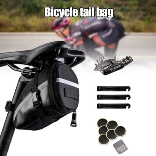 Hot Bike Repair Tool Kits Saddle Bag Bicycle Repair Set Cycling Under Seat Packs Multi Function Tool Kit Chain Splitter