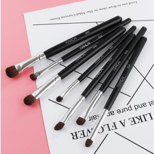 7Pcs Makeup Brushes Tool Set Cosmetic Powder Eye Shadow Foundation Blending Beauty Eyes Lash Make Up Brush Kit Maquiagem Beauty