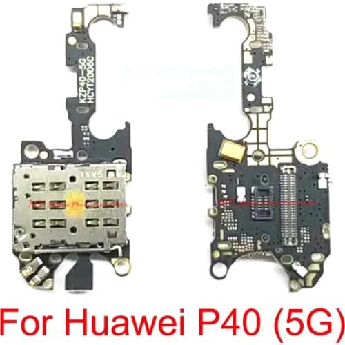 New Sim Card Reader Holder Slot Flex Cable Ribbon Connector Board For Huawei P40 5G Sim Card Slot Flex Repair Parts