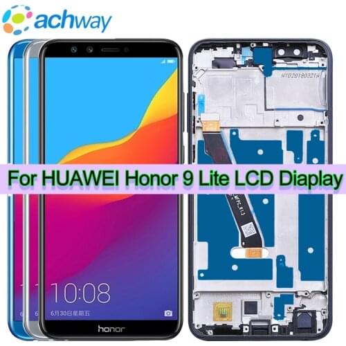 Original Screen For Huawei Honor 9 Lite LCD Display Touch Screen For Huawei Honor9 Lite LCD With Frame Honor 9 Lite LLD L31 L22A