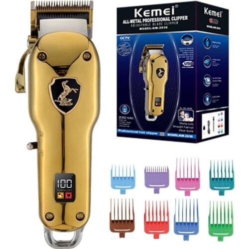 Original full metal housing barber professional hair clipper for men rechargeable electric beard hair trimmer cordless hair cut