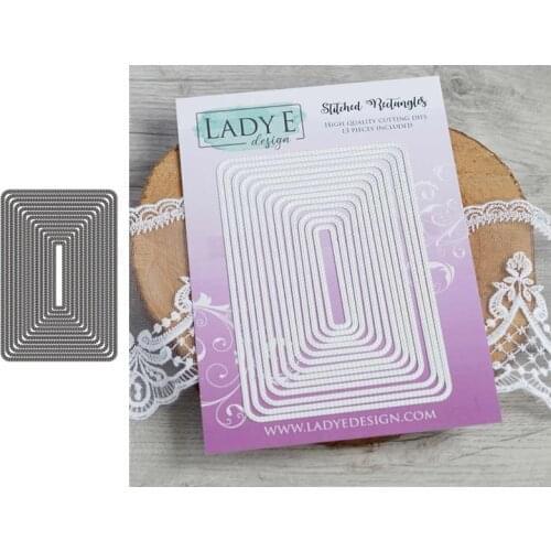 Rectangular Metal Cutting Dies for Scrapbooking Handmade Tools Mold Cut Stencil New DIY Card Make Mould Model Craft Decoration