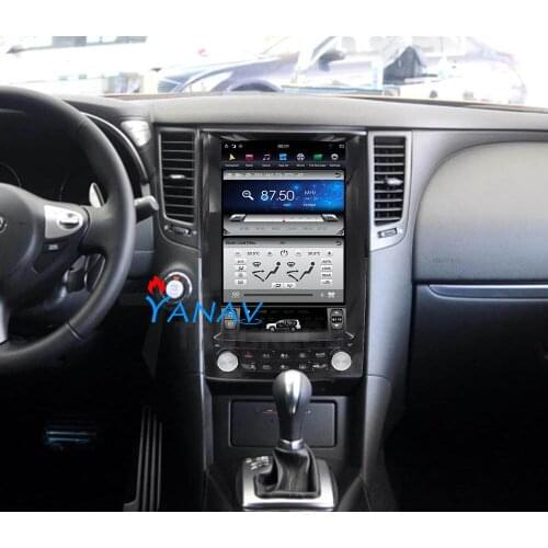 Tesla style vertical Multimedia Player For Infiniti FX FX25 FX35 FX37 qx70 head unit GPS Navigation For Infinite Auto Radio tape