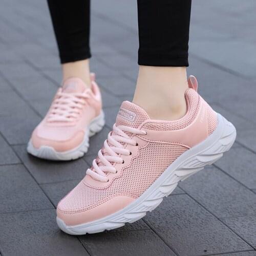 Spring and autumn new luxury shoes women designers pink sneakers women low-top thick-soled casual sports shoes women