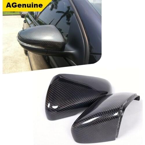 Real carbon fiber replacement type car rearview mirror covers side wing mirror caps for Volkswagen/VW Golf Mk6 GTI R20