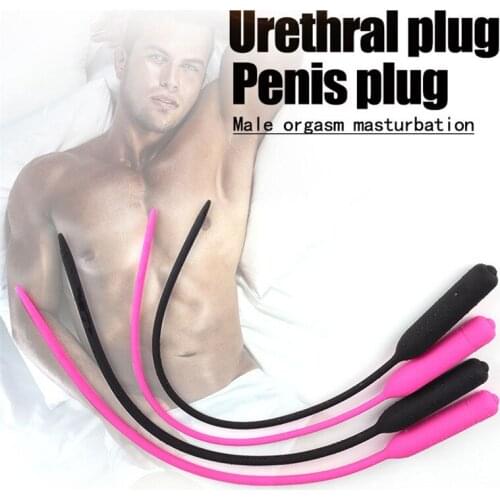 10Mode Vibration Male Penis Horse Eye Stimulation Urethral Dilators Silicone Masturbator Sex Sounds Catheters Sex Toys for Men