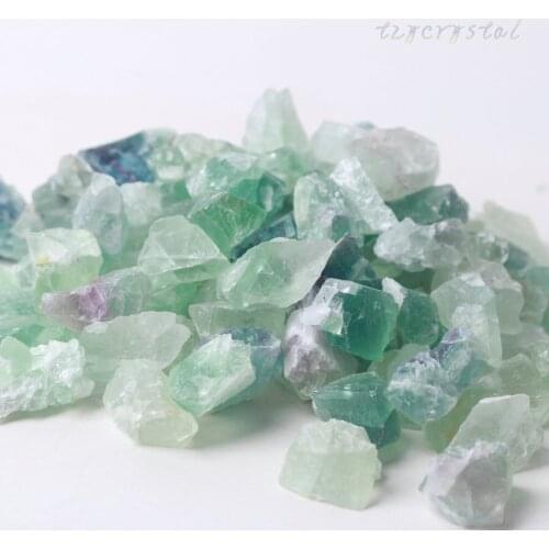 100g Green Fluorite Rough Gem Healing Decorative Crystal
