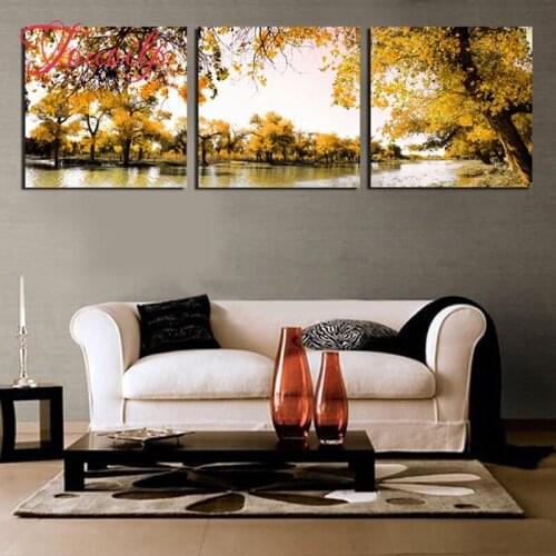 5D forest Lake view diamond painting Kitchen decor,full diamond embroidery 3d,diamond mosaic needlework home decoration gifts