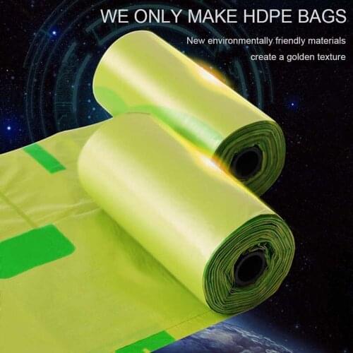 8 Rolls/120Pcs Pet Poop Bag Garbage Trash Bag Waste Collection Bag Cleaning Supplies Degradable Thickened For Dogs Cats Pets