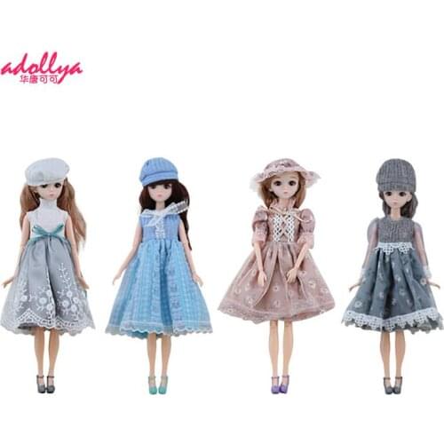 Adollya Bjd 1/6 Doll Full Set 11 Movable Joints Princess Doll Body With Clothes Shoes Hat Clothing Hairs BJD Dolls Toys For Gril