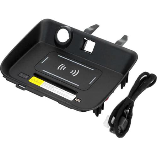 15W Wireless Car Charger 2-in-1 Phone Fast Charging Tool Replacement for RAV4 2019-2021 Car Accessories