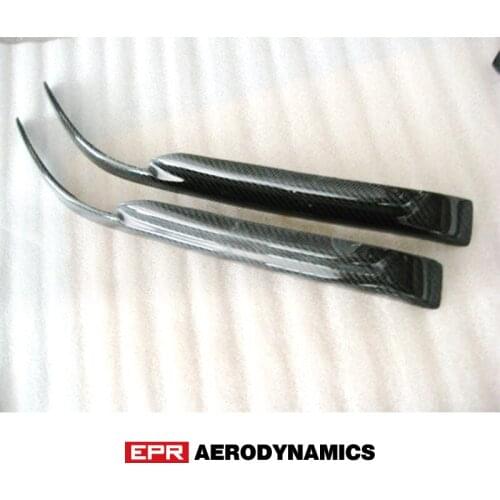 Car Accessories For EVO 7 8 9 Carbon Glossy Fibre Headlight Eyebrow Eyelid Trim