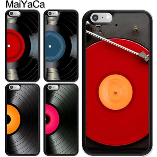 Black Vinyl Record Player Case For iPhone 12 Mini 11 Pro MAX X XR XS MAX SE 2020 6S 7 8 Plus 5s Cover