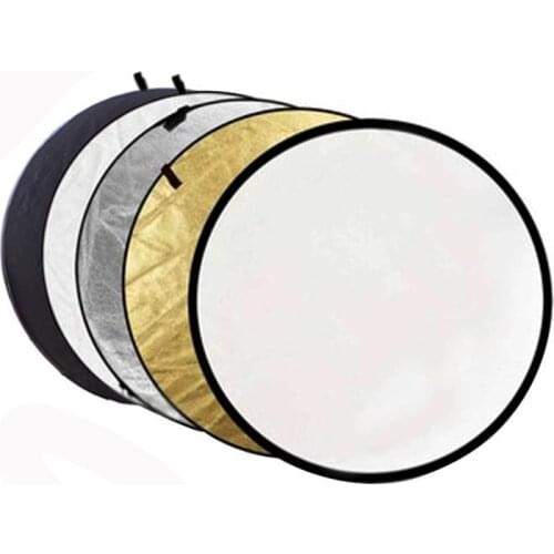 5 in1 80cm Light Mulit Disc Collapsible Panel Reflector diffuser for photography