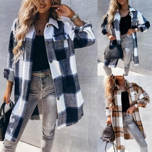 Блузки в клетку Eillysevens China At AliExpress