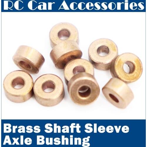 Oil Bearing 5*2B 5*2.5B 6*2.5B 6*3B ( 10 Pcs) Brass Shaft Sleeve Axle Bushing Bearings For DIY RC 4WD Models