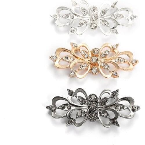 Fashionable And Simple Diamond Inlaid Alloy Dress Sub Mother Button Sweater Shawl To Button Womens Clothing Waist Buckle