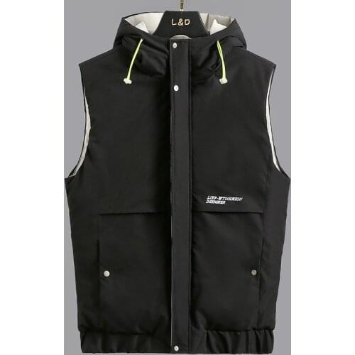 Ymwmhu Male Vest Autumn and Winter Man Vest Lightweight Solid Thin Vest Men Sleeveless Vest Jacket Waistcoat Large Size