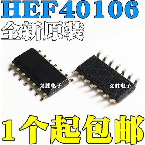 New and original HEF40106BT HEF40106 SOP14 Hexagon inverting Schmitt trigger, patch logic IC, car computer board IC chips