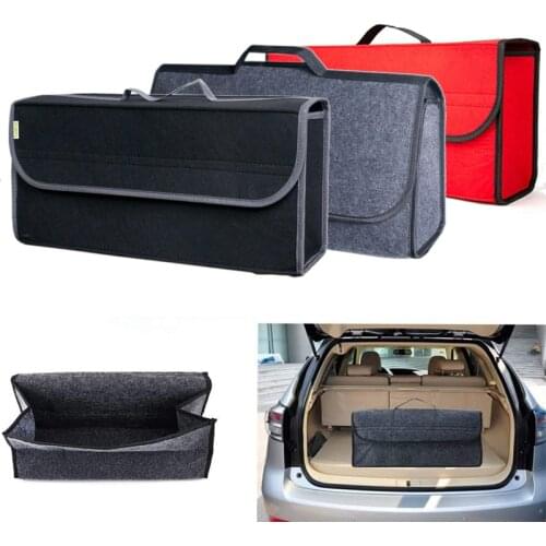 2021New Style Car Trunk Organizer Car Storage Bag Cargo Container Box Fireproof Stowing Tidying Holder Multi-Pocket Car Styling
