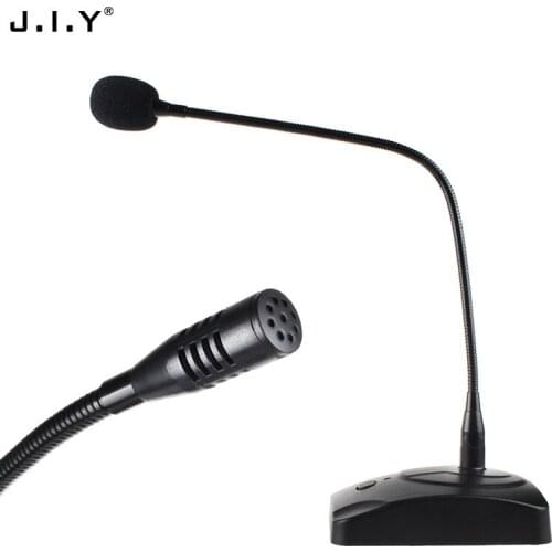 Wired Conference Gooseneck Microphone Desktop Wired Microphone High Sensitivity Condenser Microphone Computer Speaker Microphone