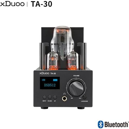 XDUOO TA-30 USB DAC ES9038Q2M HD Bluetooth High Performance DSD512 DAC Tube Headphone Amplifier
