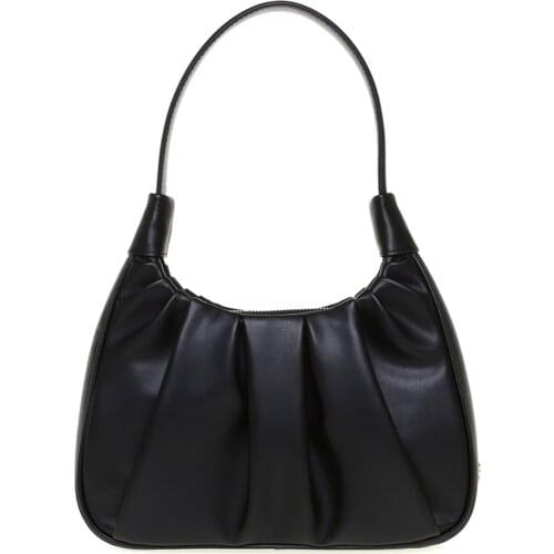 Womens Handbag Faux Leather Black And Mink Color High Quality Zipper 2021 New Season Fashion Trend Daily Night Summer