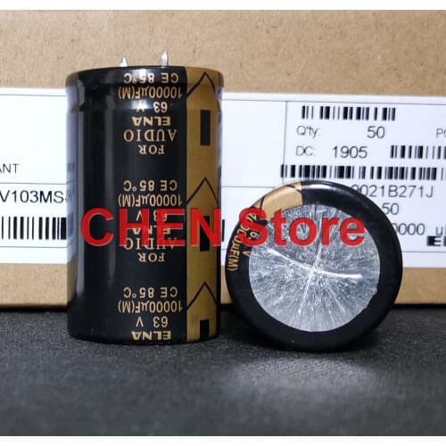 10pcs ELNA FOR AUDIO 10000UF 50V 63V 80V 100V LAO 10000uF/50V 10000uF/63V 10000uF/80V 10000uF/100V Filter Amplifier Capacitor