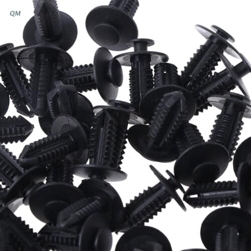 13MF 50 Pcs Car Auto Push Type Bumper Retainer Fasteners Clip for bmw Mercedes