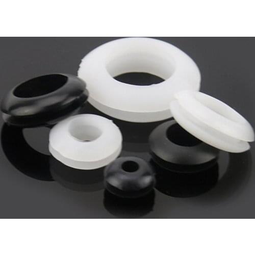 3 4 5 6 8 10 12 14 16 18 20mm Wire grommet cable coil cabinet outlet wire output electronic rubber ring protector double side