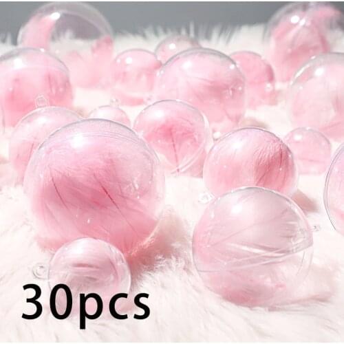 30 Pcs/Set Christmas Tree Colorful Balls Decoration Supplies for Wedding Birthday Party Coffee Shop Home Hot Sale