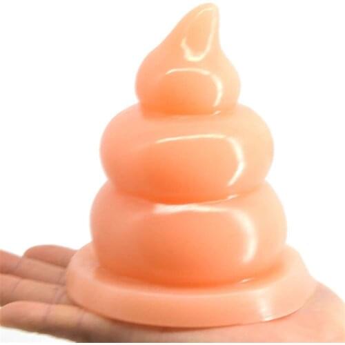 Suction Anal Vibrator Husband Double-Layer For Sex For Husband And Wives Strapons Huge Anal Plug Tail Anal Fisting Sexy Anal Sex