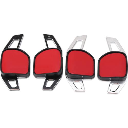 Car Steering Wheel DSG Paddle Extension Shifters Shift Sticker Decoration For Audi A3 A5 S3 A4 A4L S4 S5 A6 S6 A8 R8 Q5 Q7 TT