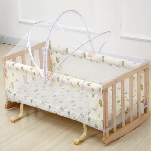 Baby Swing Cradle Baby Rocking Chair Happy Cradle Swing Hammock Hanging Bassinet Baby Beds Gift Cuna Madera Babies Bed AC50YL