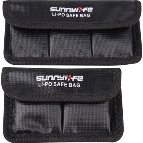 FOR DJI OSMO Action Explosion-proof LiPo Safe Bag Battery Protective Storage Bag for DJI OSMO ACTION Loadable 2 / 3 Batteries
