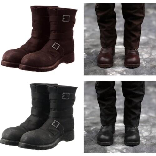 Mini 1:6 Boots Model Shoes for 12 inch Soldier Action Figures Accessory