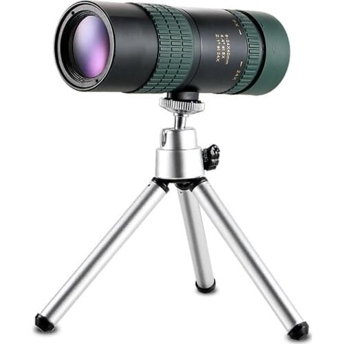 New Unlimited Zoom Monocular 8-24 Broadband Anti-reflection Film Monocular 48-24 Times Adjustable Field of View Zoom In and Out