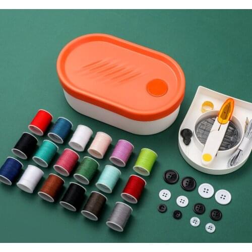 Sewing Kits DIY Multi-function Sewing Box Set for Hand Quilting Stitching Embroidery Thread Sewing Accessories 31Pcs