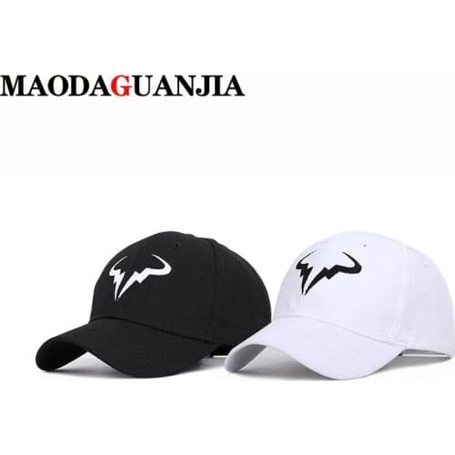 New Fashion Rafael Nadal Baseball Cap Hip Hop Summer Cotton Tennis Player Dad Hat Cap Embroidery Outdoor Sports Hat Gorras Hat