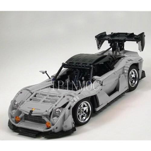 New MOC SERIES RX-7 Super Racing Car lepinings MOC-22346 Model Kits Building Blocks Bricks Toys Kid birthday Gift