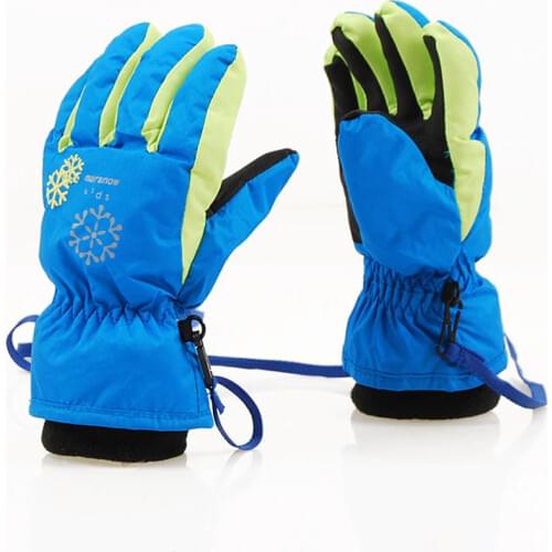 Kid Skiing Gloves Winter Warm Snowboarding Ski Gloves Boy Girl chidren Waterproof Skiing Snow Gloves