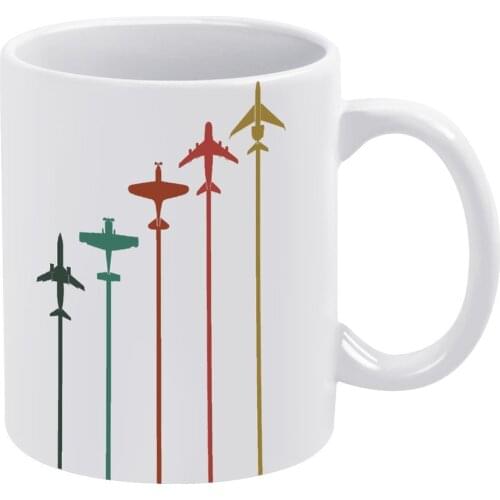 Plane Mug Ceramic Tea Mug Cheap Cute Cups