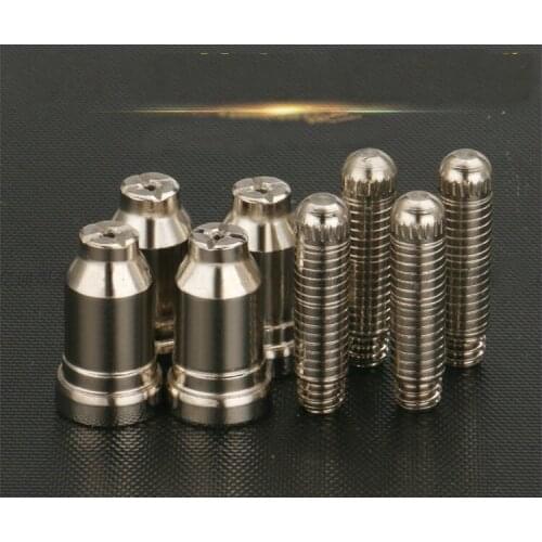 SG51 Nozzle Electrode ring Air Cooled Plasma Cutting Torch 50A High quality plasma cutting accessories Iron knife 62pcs