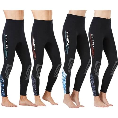 1.5mm Neoprene Pants Wetsuits Men Women Scuba Diving Surfing Pants Adults Wet Suit Leggings for Kayaking Canoeing Diving Surfing