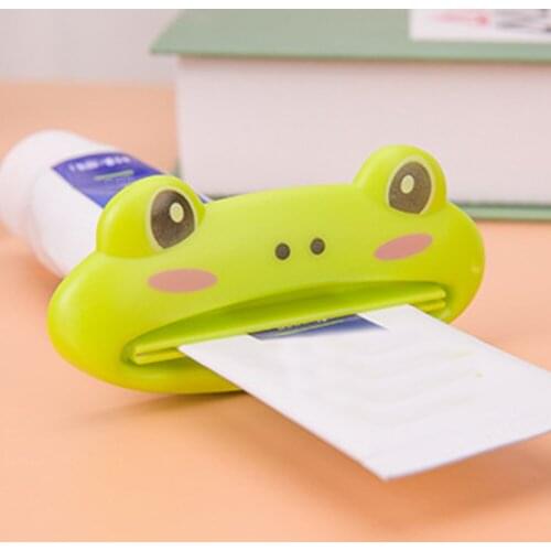 Cute Cartroon Animal Multifunction Cartoon Toothpaste Squeezer Cosmetics Bathroom Home Tube Rolling Holder Squeezer Dispenser