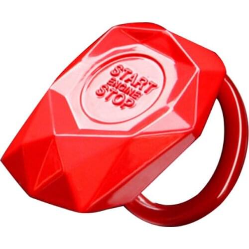 Universal Car Engine Start Stop Switch Button Push Cover Decorative Trim Sticker B36B