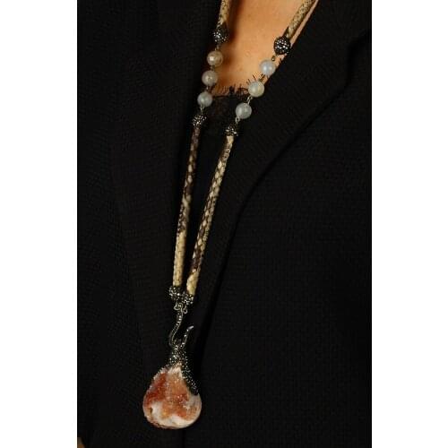 Dr Stone Natural Stone WOMEN QUARTZ Necklace 121 HSR2 170863524