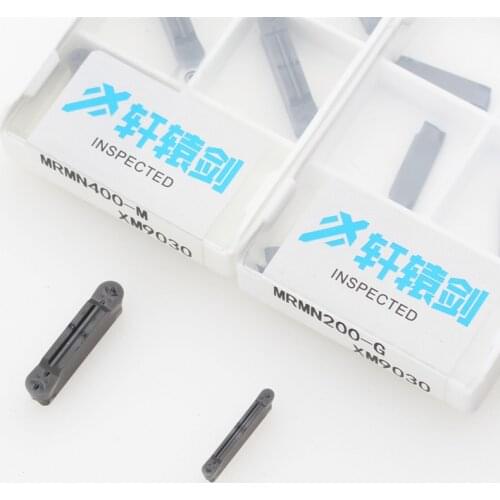 10PCS MRMN200 M G MRMN300 MRMN400 Groove Inserts, CNC Lathe Tools Carbide